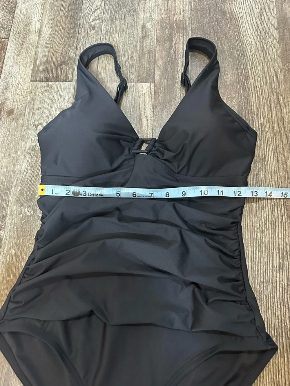 Dkny Black One-Piece Swimsuit with Front Accent - Picture 7 of 8